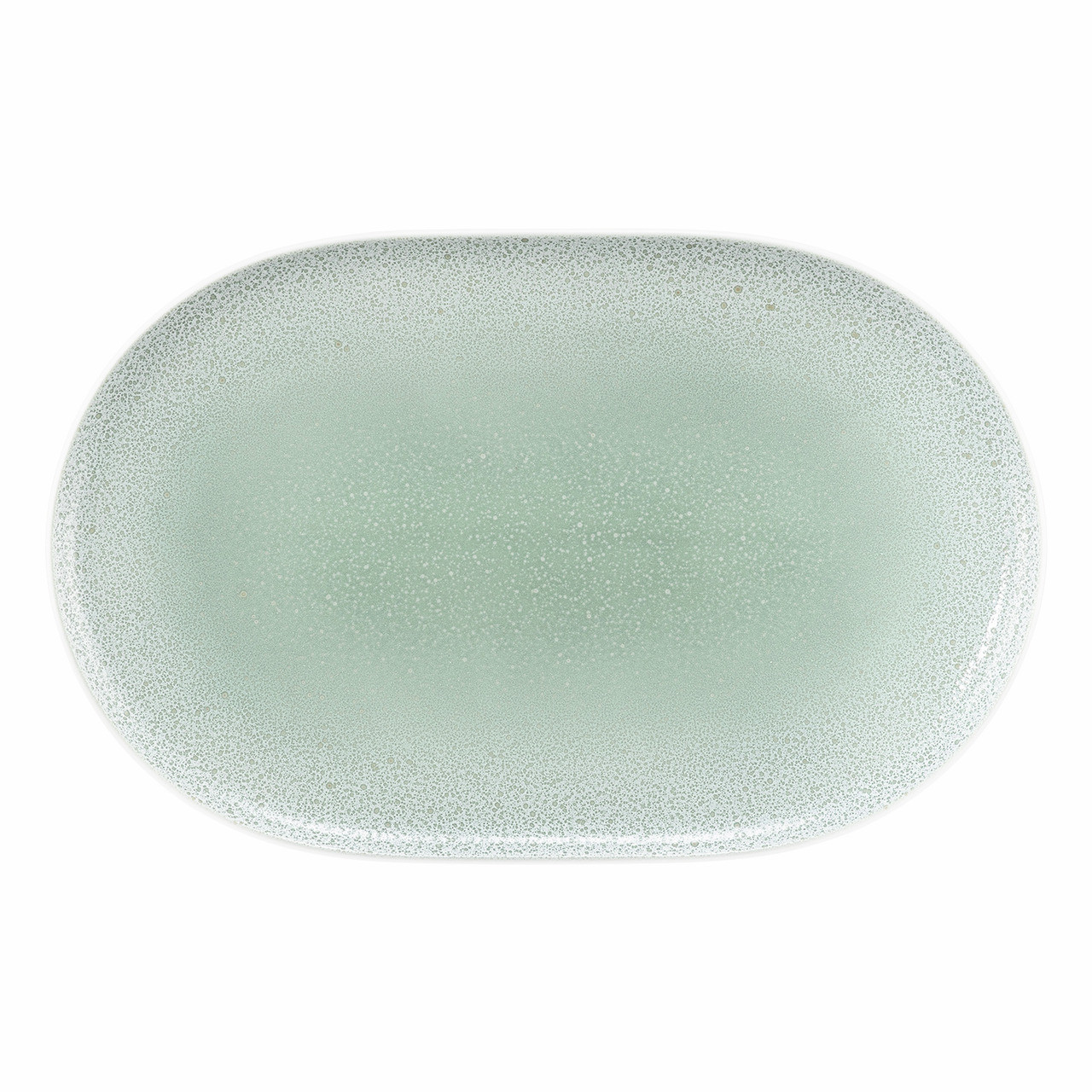 Sento Home, Teller / Servierplatte oval 384 x 245 mm Aura mint